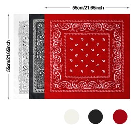sularpek Bandana, Paisley Bandanas, Multifunctional Headbands, Polyester-Cotton Headscarf for Cycling Headband Face Mask Neckerchief Handkerchief Face Mask for Men Women Hip-Hop Sporting
