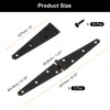 sourcing map 2Pcs Strap Hinges, 5 Inch Shed Door Hinges