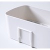 Fineget Plastic Shower Caddy Adhesive Wall Shower Shelves for Bathroom