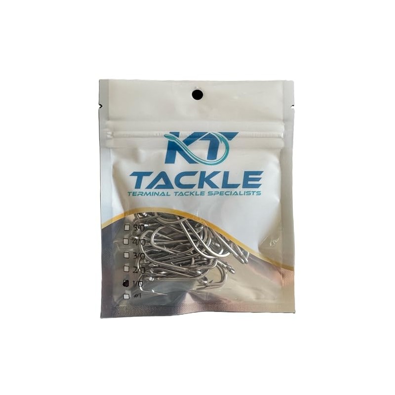 long shank fishing hook available in sizes 5/0, 4/0, 3/0,