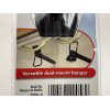 Bell 00056-8 Versatile Dual-Mount Clothes Bar Hanger EXTENDS To 56"