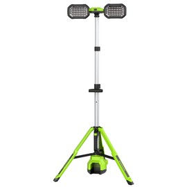 Greenworks 24V 3,000 Lumen Standing Light , LED Tripod Light,Tool Only