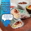 100 Pack (10 3/4" x 14") Insulated Foil Sandwich Wrap