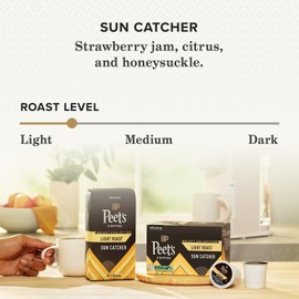 Peet's Coffee, Light Roast Ground Coffee - Sun Catcher Blend, 10.5 Ounce Bag