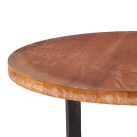 Sorfey Heavy Duty, Waterproof, Clear, Elasticized, Vinyl Tablecloth Cover. Protect Your Tables. Great for Indoor and Outdoors Stretched to Fit 36 Inch Round Table