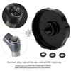 SUNGOOYUE Bike Valve Cover, Aluminium Alloy MTB Front Fork Caps