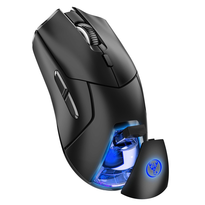 HXSJ T40 T40 Wireless Mouse 2.4G+BT5.1+BT5.1 USB Receiver Triple Modes