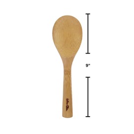 Helen’s Asian Kitchen Rice Paddle, Natural Bamboo, 9-Inch