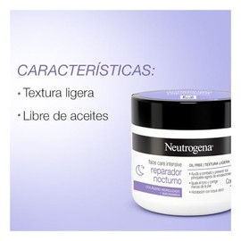 Neutrogena Face Care Intensive Crema Hidratante Facial Reparador Nocturno Colageno 100g