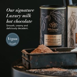 Whittard of Chelsea - Luxury Hot Chocolate - Milk Chocolate Mix, Vegetarian, Vegan Friendly, Baking Cocoa (350g, 1ct)