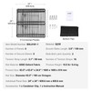 VEVOR Foldable Metal Dog Exercise Pen, Pet Playpen Dog Fence