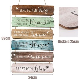 Youth Consecration Gifts for Boys Girls Wall Sign Wooden Sign with Saying Inspirational Quotes Wall Pictures Plank Look Family Picture Wall Decoration Motivation Sign for Bedroom Children's Room