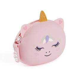 Back2Fun Uni Kinder Mondero Silicona Puppies Unicornio B2f Reisezubehör-Brieftasche, Rosa