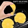 MEAJOO 4PCS Car Cup Holder Coasters, 2.75 Inch Universal Non-Slip