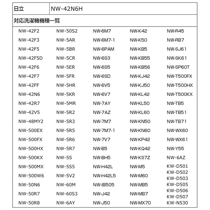 エルパ (ELPA) 洗濯機用 糸くずフィルター (日立 純正/NW-42N6) 洗濯機用フィルター/ごみ取りネット (NW-42N6H)
