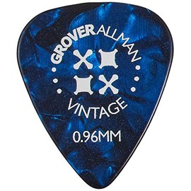 Grover Allman [guro-ba-o-ruman] Vintage Celluloid, Blue, 0.71 mm, 10 Pieces , blue