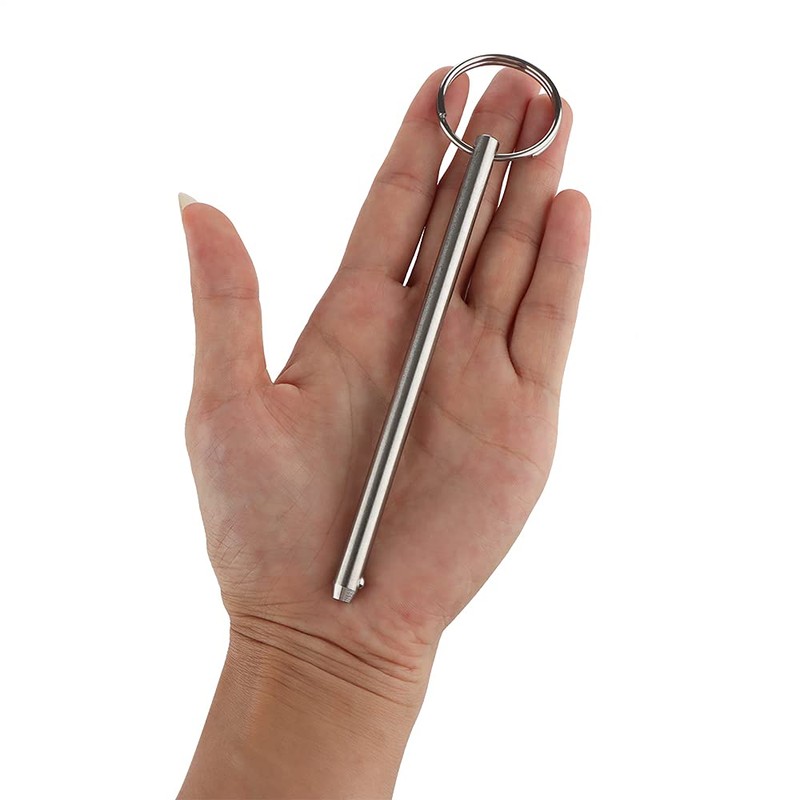 2 Pack Long Quick Release Pin, Diameter 1/4"(6.3mm), Overall Length