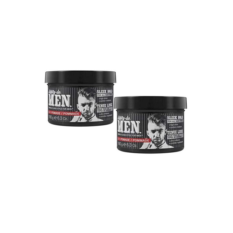 Dippity Do Men 3-1 Pomade Multi-Pack of Two Jars (2