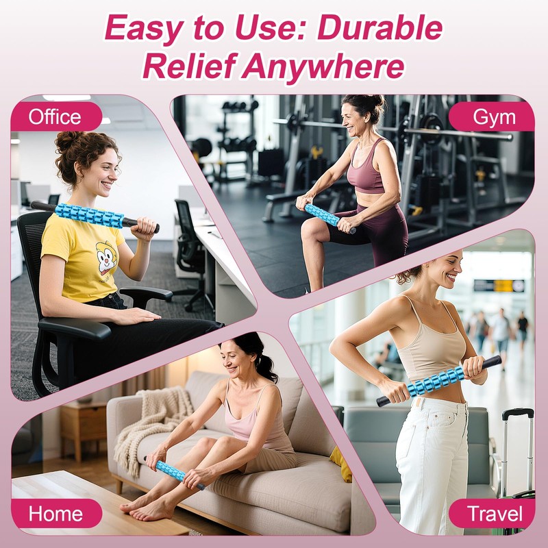 Massage Roller, Muscle Roller Stick, Therapy Roller Stick for Legs,