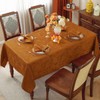 SASTYBALE Thanksgiving Tablecloths for Rectangle Tables Jacquard Fall Table Cloth
