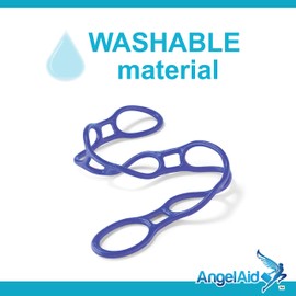 Angelaid Exercise Ring Stretcher Bands Fitness Elastic Walk for Home Yoga Pilates Gym Workouts