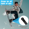 lasuroa 8 Pcs Snowboard Ankle Binding Straps, Snowboard Ladder Strap