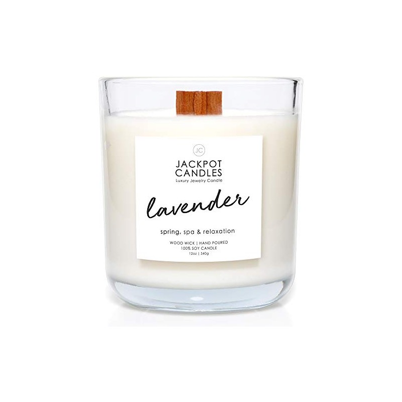 Lavender Candle with Ring Inside (Surprise Jewelry Valued at $15