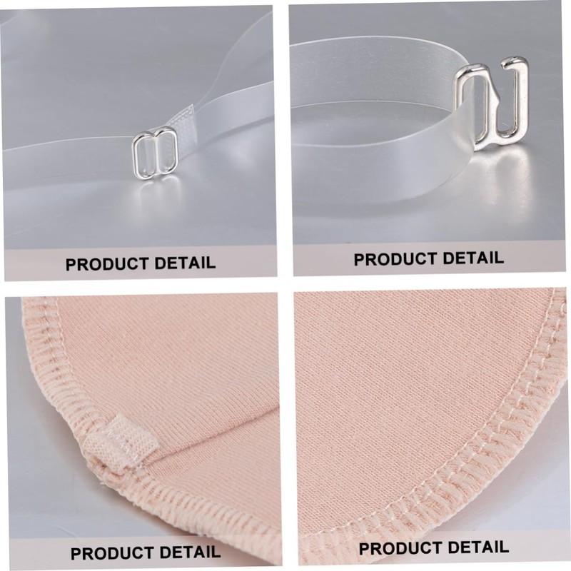 TOVINANNA 2 Pairs Men Women Reusable Underarm Sweat Pads Odorless