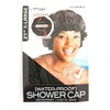 Magic X-Large Elastic Band Shower Cap - Black, Elastic band,