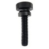 Nylon Thumb Screws, 1/4"-20 Thread (2, Black, 1")