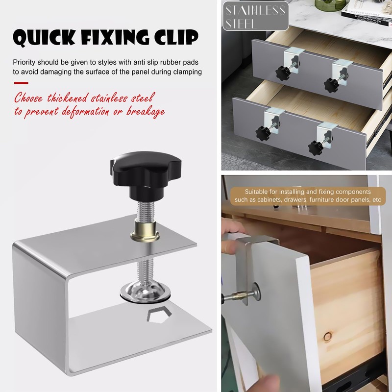C Clamps Desk Cabinet Table Drawer Front Fixing Clamp Climp