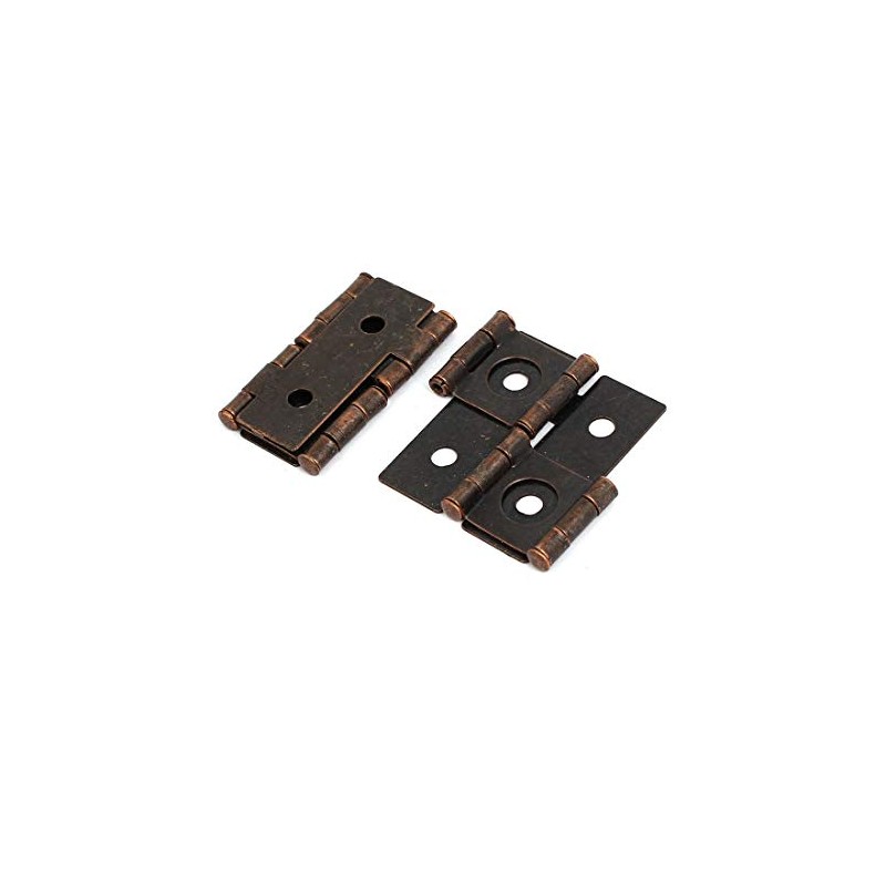 Sourcingmap 47mmx45mmx5mm Antique Style Double Acting Folding Screen Hinge Copper