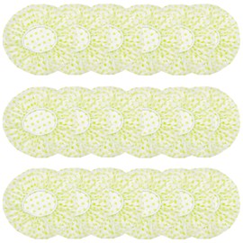 ZGQHZR 18Pcs Shower Caps for Women Plastic Shower Caps Waterproof Bath Caps Plastic Bathing Hair Cap Disposable Shower Caps for Shower,Spa,Salon,Housework,Girls,Home,Travel (Green)