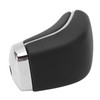 Car Automatic Gear Shift Knob Matt Black Artificial Leather Glossy