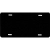 0.040 Black Metallic Blank Metal License Plate