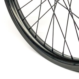 Eastern Bikes Atom Series 20-Inch 36H BMX Wheel - Black (Front & Rear)