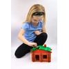 Roy Toy Deluxe Set(250 Piece Deluxe Log Building Set)