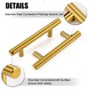 CZC HOME 6 Pack 5 Inch Cabinet Pulls, Stainless Steel