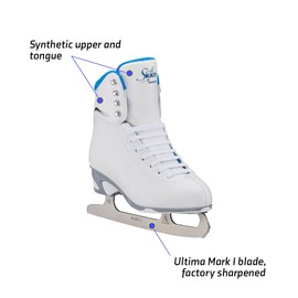 Jackson Ultima SoftSkate Womens/Girls Figure Ice Skates - 7 Women's