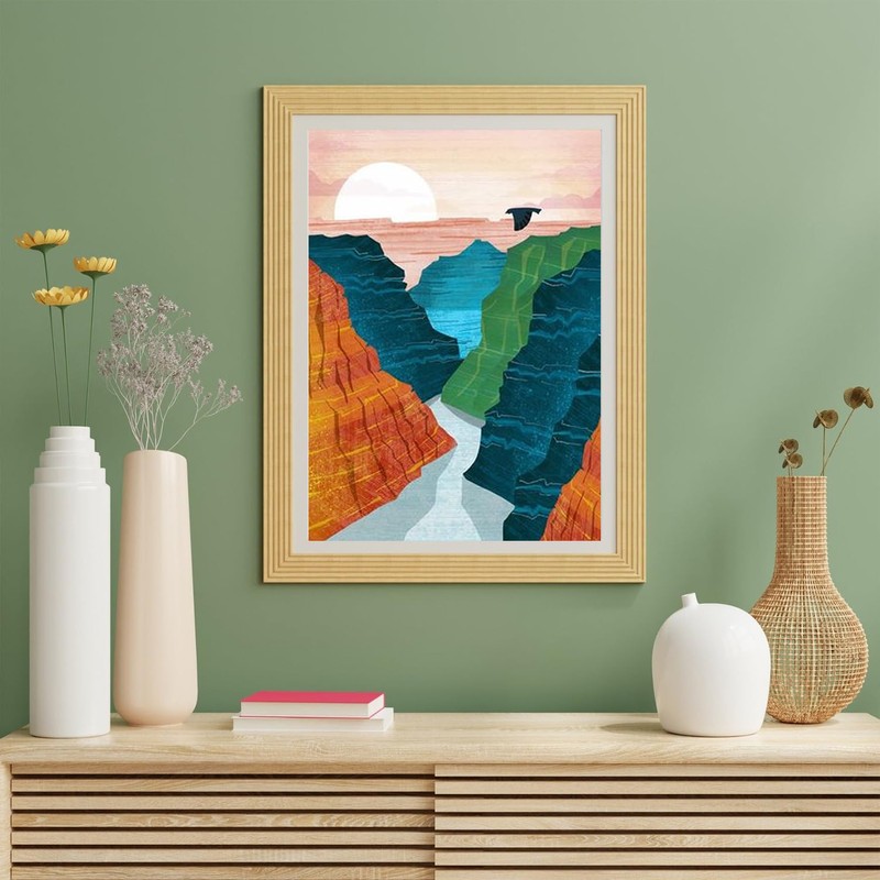 HOIYLDS 6 Packs Paint by Number for Adults Beginners, National