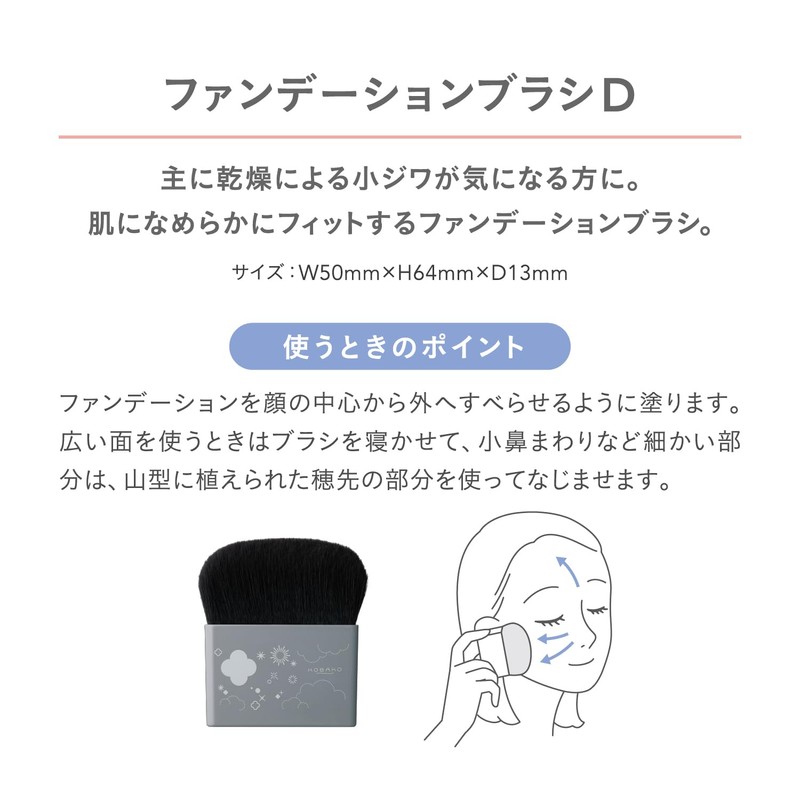 KOBAKO Celestial Makeup Brush Set D