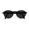 IZIPIZI Sunglasses #F Model Boston Folding Sunglasses (Black/Gray)