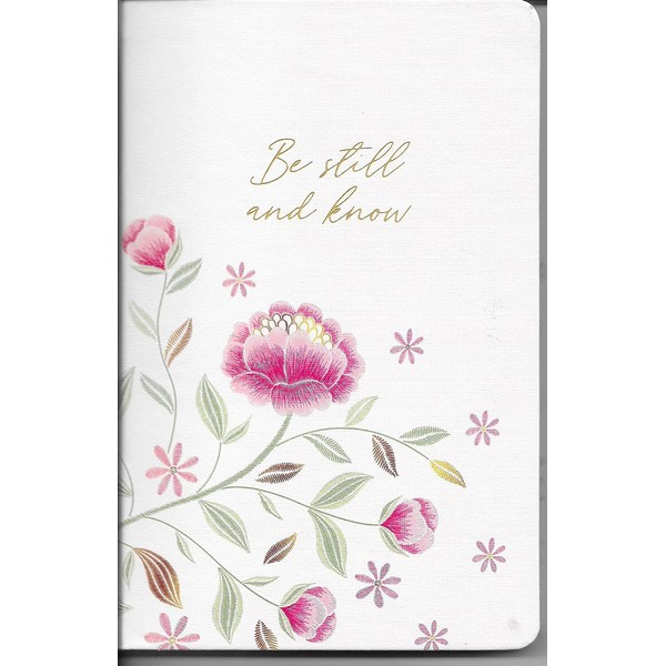 "Be Still and Know" Faux Leather Journal - T482X (8.5"x