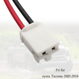 12 Gauge Motor Blower Harness Connector Fit for Toyota Tacoma 2005-2016,6 Inch Blower Motor Connector Plug Wire Harness Pigtail Kit with Heat Shrinks Connectors for 90980-10916, 82998-12380