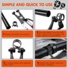 352Pcs 6-25mm Spring Band Hose Clamps Assortment Kit with Spring