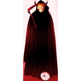 H38101 Devil Trump Cardboard Cutout Standup