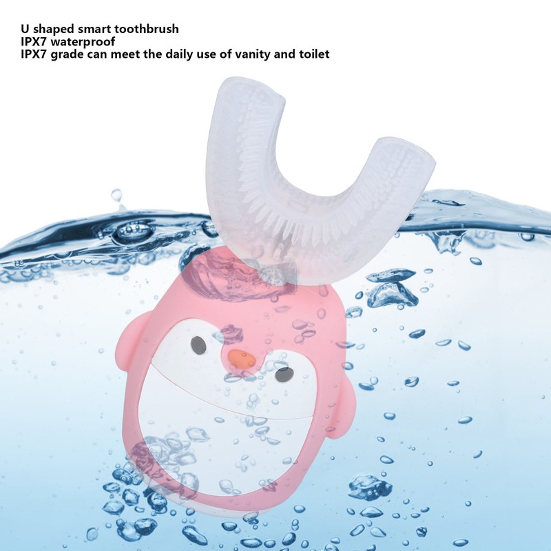Intelligent U Shaped Toothbrush 360° Oral Cleaning Cartoon Electric Toothbrush
