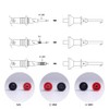 Haptufer Test Hooks Clips Universal Digital Multimeter Test Hook Straight