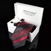 JEMYGINS Striped Luxury Necktie with Clip, Cufflinks and Pocket Square,