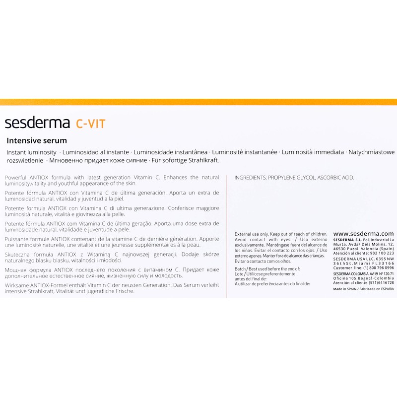 Intensive Serum (Ampollas) 10 and 1.5 ml.